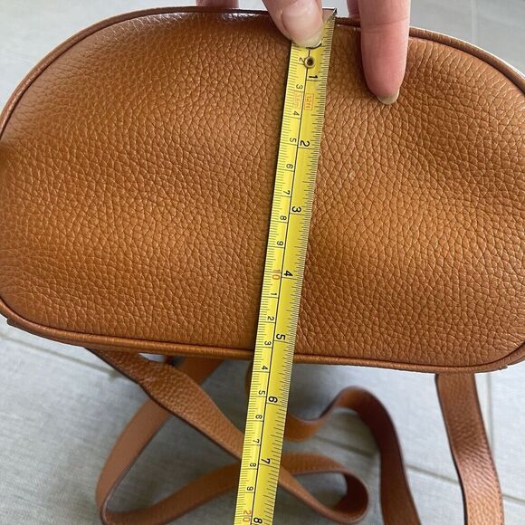 COLE HAAN Delilah Backpack Purse NEW Chestnut Brown Career Leather Lux - Picture 10 of 14